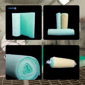 Lọc bụi sơn phủ sợi thủy tinh cuộn lớn cho buồng phun sơn ô tô, lò sơn, lọc trước, lọc sơn, lọc khí - Product Image 3