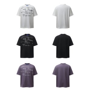Camiseta Unisex de Manga Corta con Cuello Alto y Estampado Digital de Letras Vintage de Bang <span class=keywords><strong>Olo</strong></span> High Street - Product Image 5