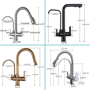 Grifo de <span class=keywords><strong>Cocina</strong></span> de Latón OEM con Filtro Purificador de Agua, Elimina Cloro y Metales Pesados, Grifo de Agua Potable Saludable, Venta de Fábrica - Product Image 6