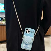 Étui de téléphone BAILI Factory luxueux et populaire avec porte-cartes, sac bandoulière et chaîne métallique pour Redmi 15A/X8 PRO MAX/NOTE 15