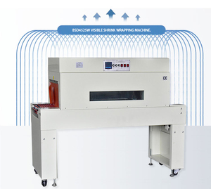 POF Film Automatic Hot Bottle <b>Heat</b> Tunnel L Bar <b>Packing</b> Wrapping Shrink Wrapper - Product Image 2