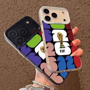 Coque de téléphone portable Coupe du Monde de football 2026 avec impression UV, coque arrière pour iPhone 17Air, accessoire OEM personnalisé, vente en gros d'usine - Product Image 2