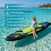 Planche à pagaie gonflable TIDETREK 350 cm, sub-board personnalisé, planche à pagaie souple de haute qualité avec siège de kayak, planche à pagaie ISUP