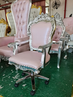 Meubles de salon de beauté pour filles, fauteuil de pédicure avec boucle en cristal, produit populaire