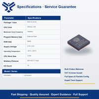 Puce IC WiFi sans fil ESP8266EX authentique, MCU QFN-32 SMD, 160 MHz 2,4 GHz 802.11b/g/n, faible consommation, pour appareils IoT et maison intelligente, certifiée CE