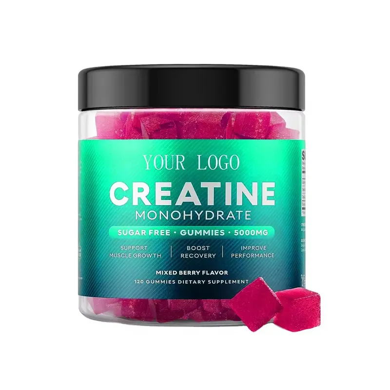 Private label creatine monohydrate gummies Weight Creatine Energy boost Gain Muscle Building Energy creatine gummies