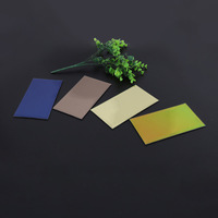 Réflecteurs de lentilles en acrylique de couleur personnalisée simple face au design moderne Autocollants muraux décoratifs en plexiglas Miroirs de courtoisie