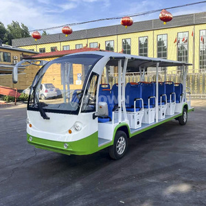 Bus électrique touristique 6 places avec panneaux solaires sur le toit pour le transport touristique de la Villa Flower Lake Camp - Product Image 3
