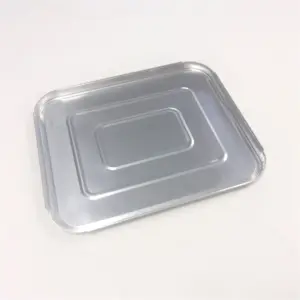 Disposable Foil Lid For Half Size Aluminum Food Container Steam Table Deep Food Container Food Packing Desert Service Pan