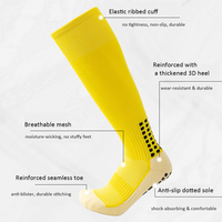 Chaussettes de football respirantes et antidérapantes pour adultes, avec logo personnalisé, en tricot épais, pour l'entraînement et le sport, de la marque Start Up Brand Support.