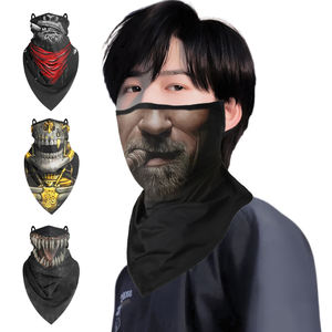 カスタムプリントロゴシームレスバンダナカーチーフネックゲイタースカーフフード日焼け防止ベール - Product Image 4