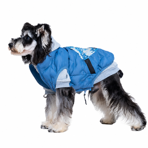Gilet matelassé en polyester pour <span class=keywords><strong>chien</strong></span>, veste chaude d'hiver pour Halloween, veste sans manches avec fermeture éclair pour chiens de petite/moyenne/grande taille - Product Image 1
