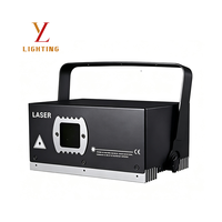 LANGYU 3W RGB LED Projecteur Laser Ciel Étoilé DMX512 Activé par le Son pour Scène, KTV, Bar, Club, Fête, Décoration Intérieure, Garantie 2 Ans