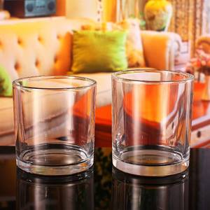 Portavelas de Tulipán Vacío con Logotipo Personalizado, Vaso de Vidrio para Decoración del Hogar con Tapa de Bambú, Frasco de Vidrio de Lujo para Velas - Product Image 3