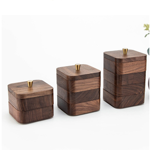 Servicio de Mecanizado CNC de Madera de Nogal Sólido de Alta Calidad con Brochado para Cajas de Joyería Personalizadas y Organizadores de Relojes de Lujo - Product Image 4