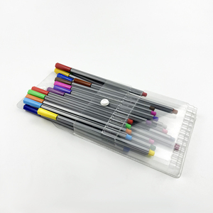 Custom Fine Tip <b>Colored</b> Drawing Marker Pens <b>Water</b> Based Ink Fineliner Marker 0.4mm Signing Pen Needle Tip Sketch Marker - Product Image 3