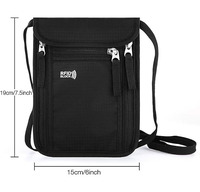 Estuche de Viaje Personalizado, Cartera de Cuello, Organizador de Pasaportes Familiares, Estuche con Bloqueo RFID para Pasaportes