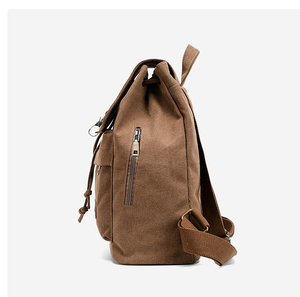 <span class=keywords><strong>Zaino</strong></span> Vintage in Tela Impermeabile da <span class=keywords><strong>Donna</strong></span> per Commercio Estero, 20-35L, Borsa Casual da Viaggio e Scuola - Product Image 3