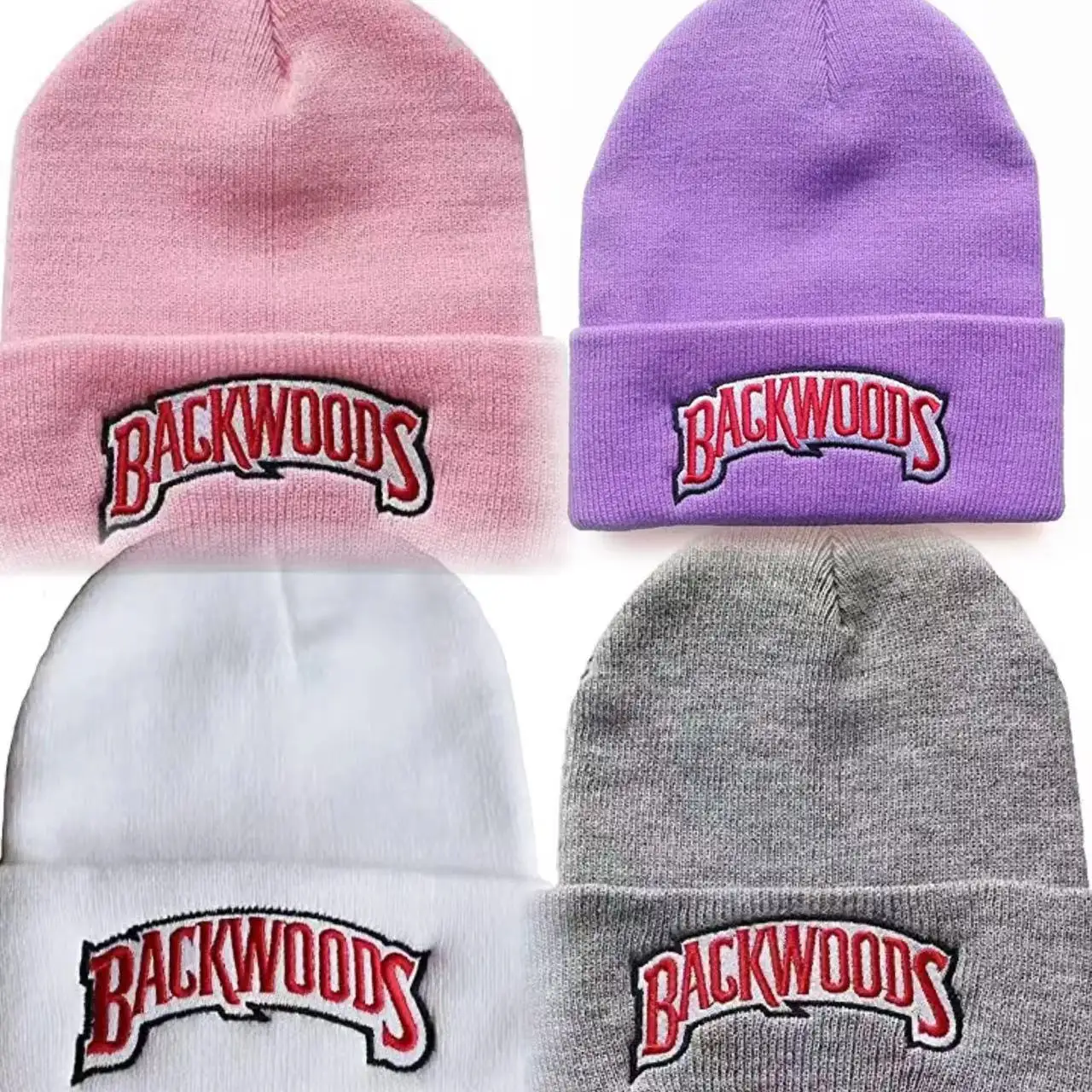Unisex şapkalar Backwoods bere Hip Hop şapka örgü kış şapka erkekler kadınlar için