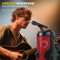 SING-E ZQS9024WX Haut-parleur portable Bluetooth d'extérieur de 4 pouces avec micro, plusieurs couleurs disponibles, batterie intégrée et subwoofer haute puissance