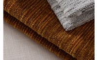 Tissu de canapé en chenille, teint en fil, rayé, chevrons, uni, respirant, tissé jacquard, 100% polyester, textile de maison, housse de coussin