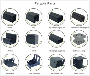 Pergola pliante imperméable à commande à distance <span class=keywords><strong>de</strong></span> conception moderne, auvent <span class=keywords><strong>de</strong></span> jardin - Product Image 5