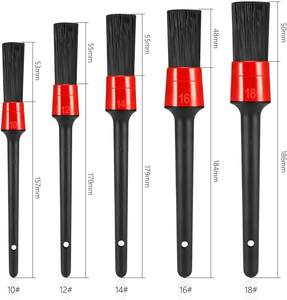 Ensemble de 5 brosses de detailing professionnelles très vendues pour un <span class=keywords><strong>nettoyage</strong></span> <span class=keywords><strong>complet</strong></span> de l'intérieur et des jantes de <span class=keywords><strong>voiture</strong></span> - Product Image 1