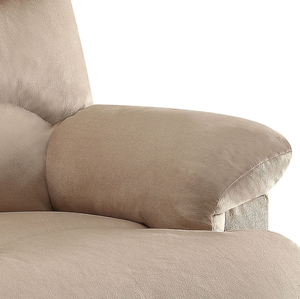 Beige Woven Fabric Modern Leisure Motion <b>Recliner</b> Chair-Durable & Soft - Product Image 3