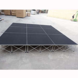 RK-Portable <b>Stage</b> Easy Assembly Lightweight Mobile Aluminum Alloy <b>Stage</b> with CE Certification Portable for Small Events - Product Image 1