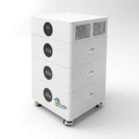 Sistem Penyimpanan Energi LiFePO4 30kWh 11KW yang Dapat Ditumpuk, Output Gelombang Sinus Murni, Efisiensi Tinggi, MPPT 80 hingga 450Vdc, Multi