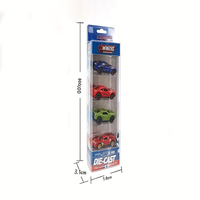 Lot de 4 voitures en alliage moulé sous pression Marvel Avengers, véhicules jouets à rétrofriction sur le thème des super-héros pour enfants, emballées en boîte vitrée HY