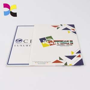 Impression personnalisée de dossiers, dépliants, affiches publicitaires de haute qualité <span class=keywords><strong>avec</strong></span> pelliculage brillant ou mat, impression offset, directement de l'usine - Product Image 4