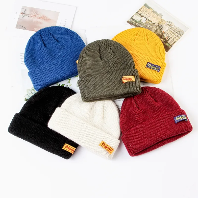 متعدد الألوان خيارات الطفل قبعة الشتاء محبوك منزعج قبعة الأطفال الاطفال قبعات صغيرة مصنع الجملة الساخن بيع