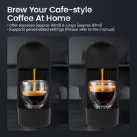 Machine à café à capsules Modèle CM6619 2 tasses Corps en plastique Design compact Qualité commerciale Garantie 1 an Italie France Allemagne