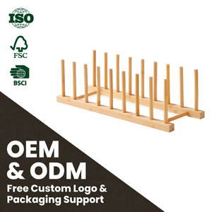 Scolapiatti <span class=keywords><strong>in</strong></span> bambù, porta coperchi, organizer per piatti <span class=keywords><strong>in</strong></span> <span class=keywords><strong>legno</strong></span>, porta taglieri per armadietto - Product Image 1