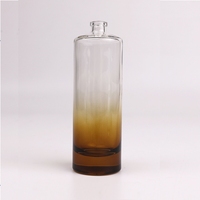 Deluxe 100ml Brun Cylindre Verre Cosmétique Bouteille De Parfum Pompe Pulvérisateur Sérigraphie Écologique Unique Nouveau Design Parfum