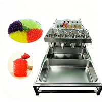 Machine automatique multifonction en acier inoxydable pour la préparation de bubble tea et de popping boba, en vente