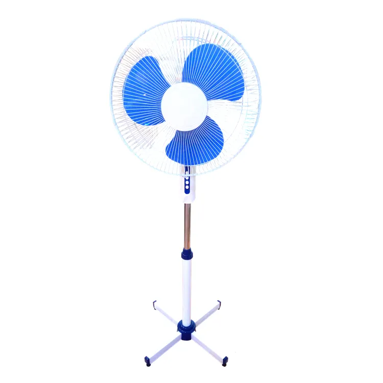 Düşük MOQ 16 inç Stand fanlar soğutma fanı zemin çapraz taban ile afrika için