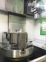 Torno vertical CNC de alta precisión y alta resistencia DL VTC1000 de 8 estaciones con torreta, un solo husillo, 2 ejes y control /FANUC/GSK