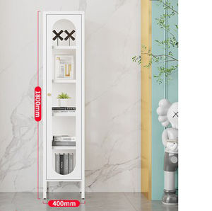 आधुनिक विशाल क्षमता लंबी धातु प्रदर्शन कैबिनेट ऊर्ध्वाधर फुटपाथ के लिए घर बार बेडरूम लिविंग रूम के लिए उपयोग - Product Image 3