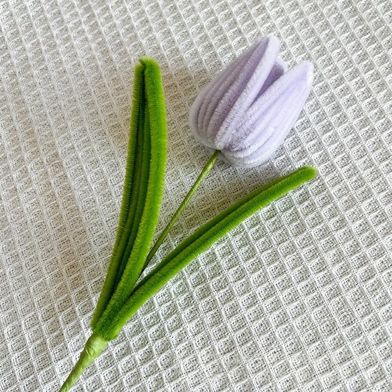 #ทิวลิปสีม่วงอ่อน 2 ดอก