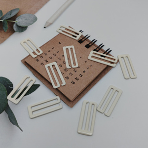 Anillas y Ganchos de Aleación Metálica para Ropa Interior, Modelo de Alta Calidad, 12MM, Multicolor, con Recubrimiento de Nailon, Decoración para Tirantes de Sujetador - Product Image 1