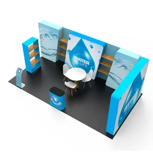 Exhibition Stand Design Aluminum 10x10 10x20ft Portable Trade Show Display Exhibition Booth Stand