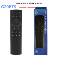 Souris volante sans fil intelligente de haute qualité, nouvelle G20BTS G20PRO G20 PRO BT 2.4G, télécommande intelligente avec gyroscope et commande vocale pour Android TV Box