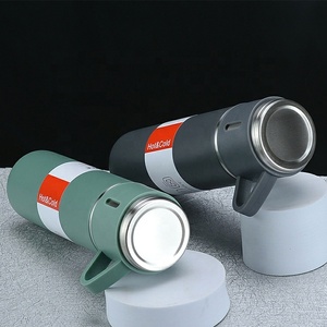 Termo de acero inoxidable 304 personalizado, conjunto de regalo con una taza y dos tapas, botella de agua, gran oferta - Product Image 5