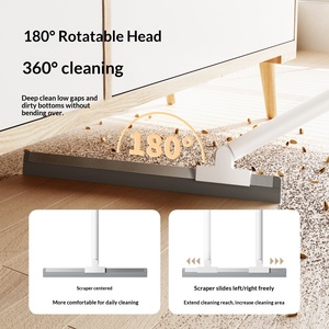 Nuevo Raspador de Piso de Silicona, Escoba Mágica de Acero Inoxidable para el Hogar, Baño, Inodoro y Cabello - Product Image 2