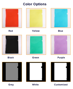 A4 Transparent L-type <strong>Folder</strong> Custom Color A5 Advertising Single <strong>Page</strong> Contract <strong>Folder</strong> - Product Image 5