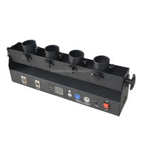 Pistolet électronique télécommandé pour feux d'artifice d'extérieur et fêtes de mariage, avec quatre buses, émettant des confettis colorés