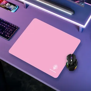 Mousepad Anti selip abu-abu ukuran XL, sempurna untuk meja Gaming