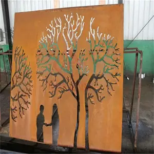 Corten स्टील छिद्रित चादरें/अपक्षय प्रतिरोधी Corten स्टील